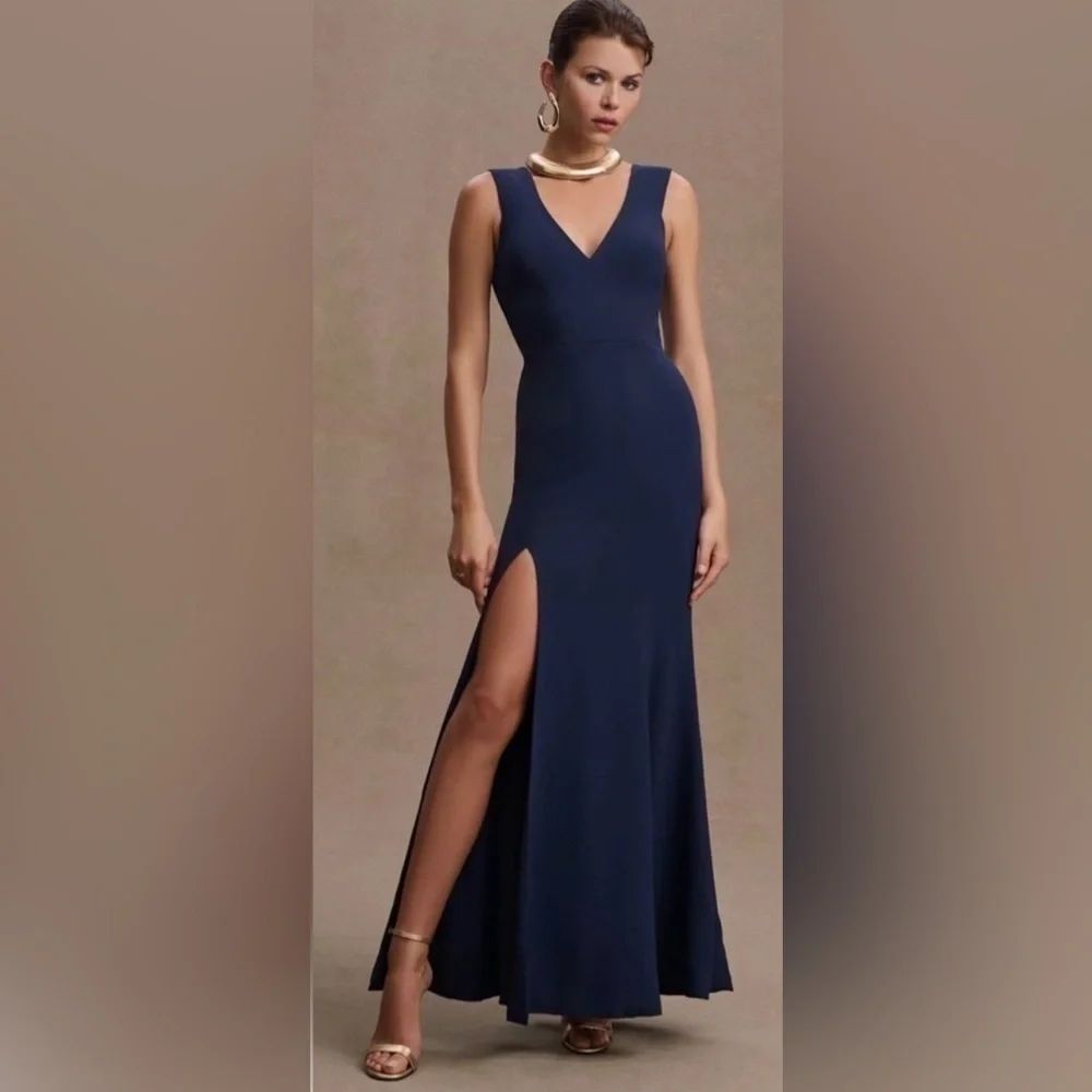 Nwt Anthropologie Dress The Population Sandra Gown